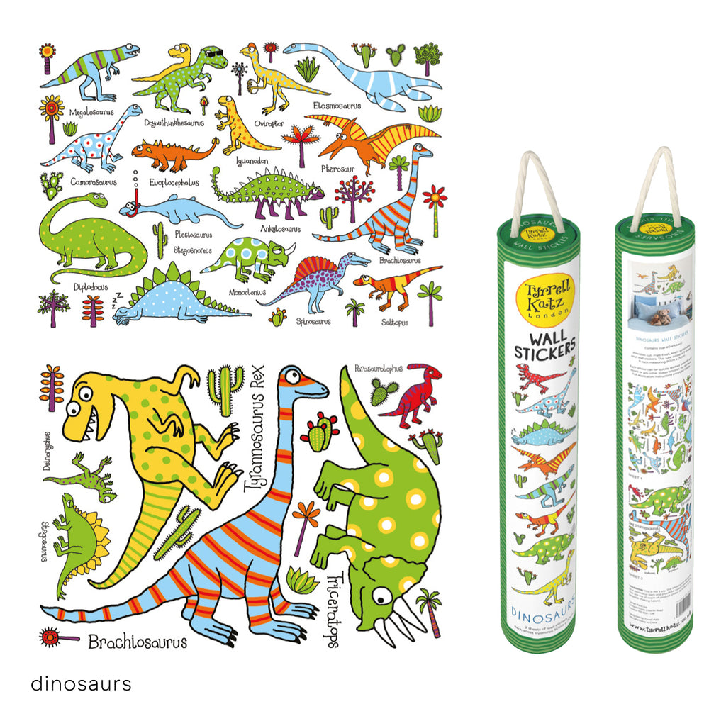 Dinosaur Wall Stickers - Little Treasures Trading LLC