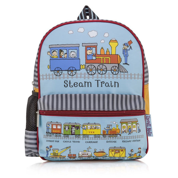 Trains Backpack - Little Treasures Trading LLC