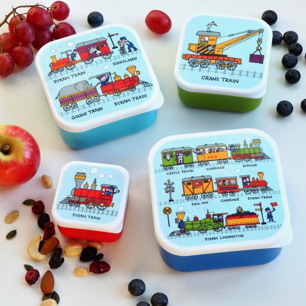 Trains Snack Boxes - Little Treasures Trading LLC